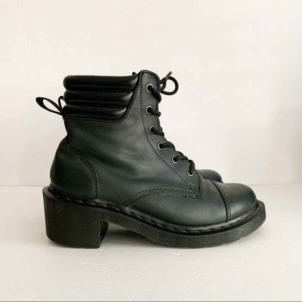 Dr. Martens Alexandra Block Heel Combat Boots